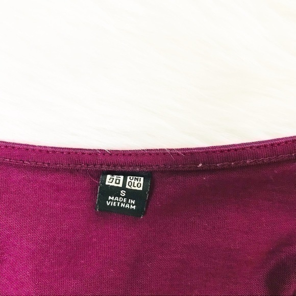 UniqLo Ruffle Sleeve Top Size small - Picture 4 of 5